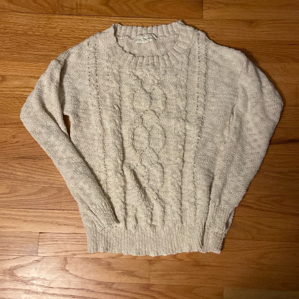 Cream Knit Sweater